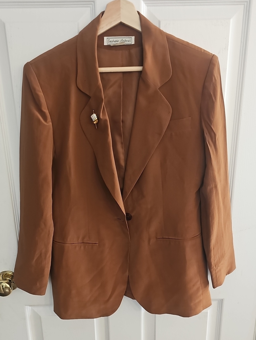 Vintage Silk Blazer